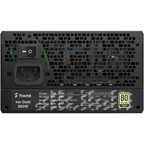 Fractal Design Ion - 850W - Zdroje - Obrázok BSF0000N01