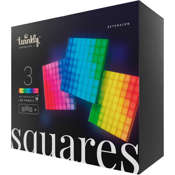 E-shop Twinkly Squares svetelné panely 3 ks