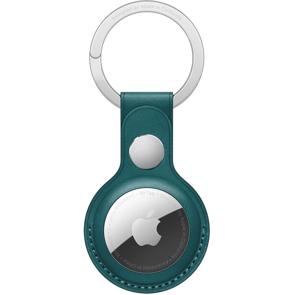 E-shop Apple AirTag kožená kľúčenka píniovo zelená