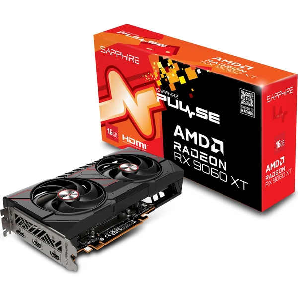 Sapphire PULSE AMD Radeon RX 9060 XT GAMING OC 16GB - Grafické karty - Obrázok C11H000N01