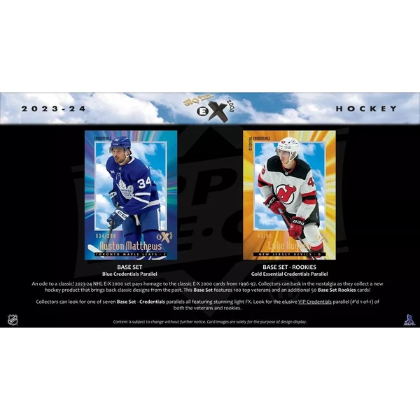 2023-24 Upper Deck Skybox E-X 2000 Hockey Hobby Balíček - Hokejové karty - Obrázok C24D000K01