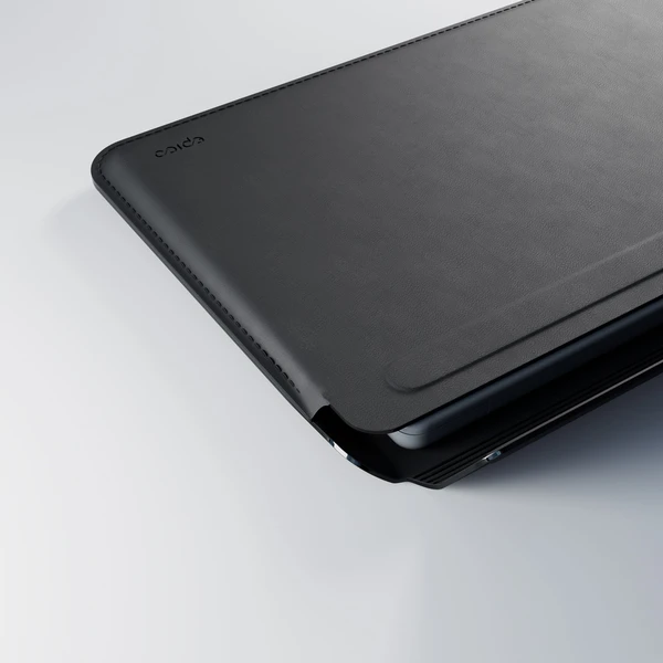Epico Leather Sleeve kožené pouzdro pro Macbook Pro 13,3"/Air 13"/Air 13,6" černé - Puzdra - Obrázok C2LL000K01