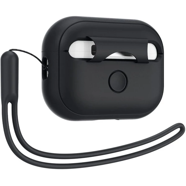 Spigen Silicone Fit puzdro s pútkom Apple AirPods Pro (2nd Gen) čierne - Puzdra - Obrázok C5L0000N01