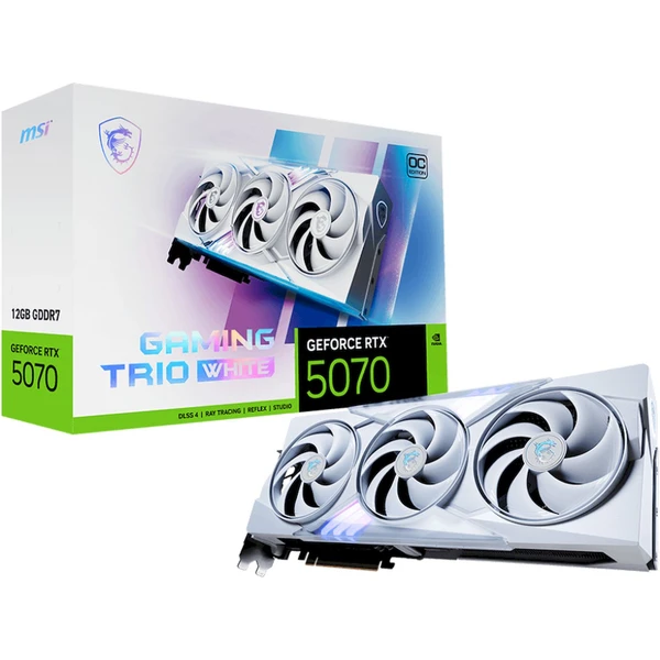 MSI NVIDIA GeForce RTX 5070 12G GAMING TRIO OC WHITE - Grafické karty - Obrázok C6MD000J01