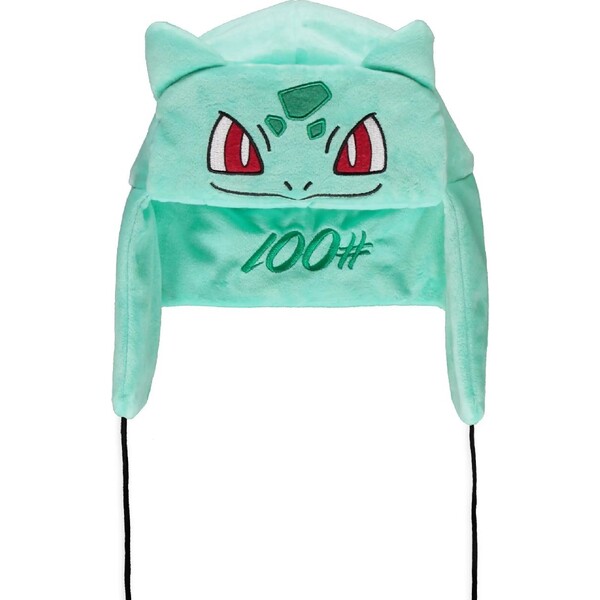 E-shop Zimná traperská čiapka Pokémon - Bulbasaur 56 cm