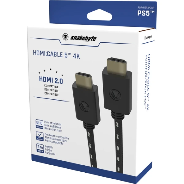 snakebyte - Câble HDMI 2.1 PlayStation 5 de 2 mètres - Accessoires PS5 -  LDLC