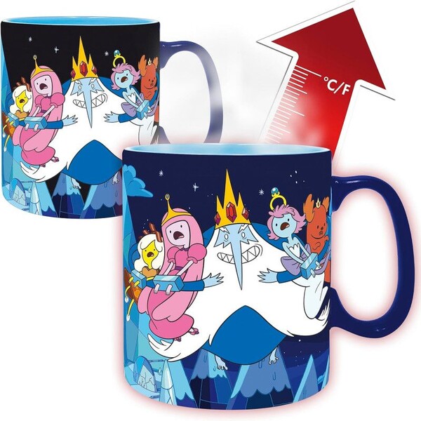 E-shop Hrnček Adventure Time - Ice King & Princesses 460 ml