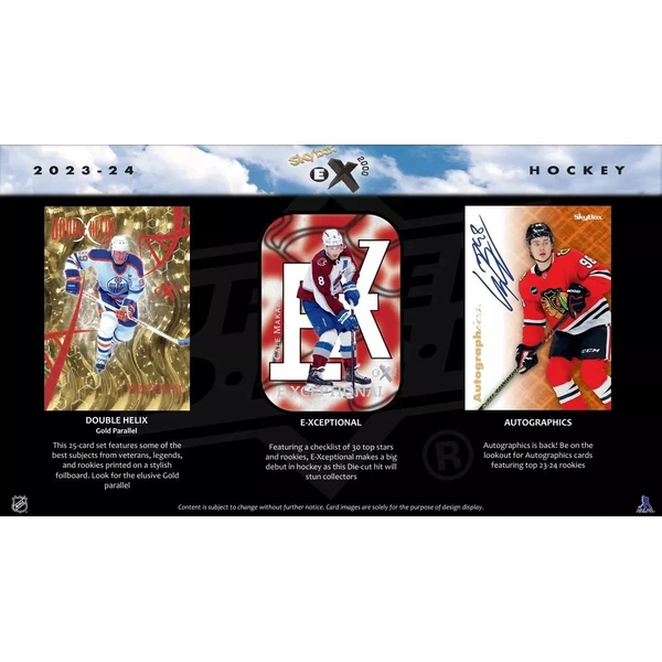 2023-24 Upper Deck Skybox E-X 2000 Hockey Hobby Balíček - Hokejové karty - Obrázok D24D000K01