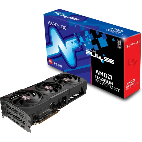 Sapphire PULSE AMD Radeon RX 9070 XT GAMING 16GB - Grafické karty - Obrázok D4LE000L01
