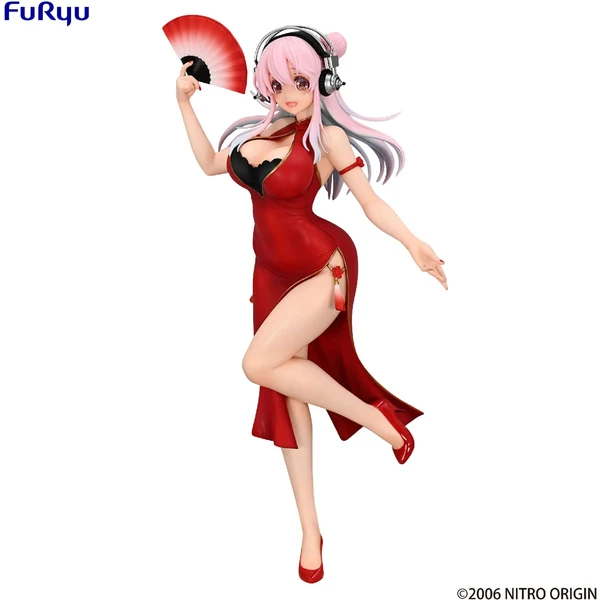 Soška Furyu Super Sonico: Trio-Try-IT - Super Sonico (China Dress) 21 cm - Sochy a sošky - Obrázok D56D000P01