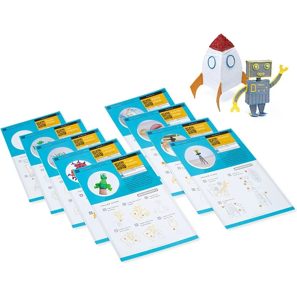 3Doodler 3D Pero Start+ Bundle + 147 náplní, 12 šablón, 9 kariet aktivít, podložka - 3D Perá - Obrázok D79F000J01