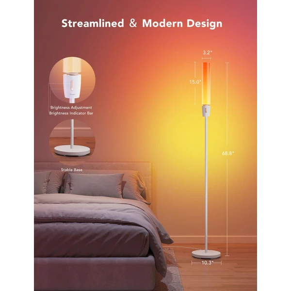 Govee Cylinder Smart RGBICWW LED Lampa - Inteligentné osvetlenie - Obrázok DAH4000J01