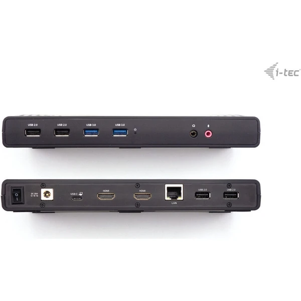 i-tec USB 3.0/USB-C/Thunderbolt, 2x HDMI dokovacia stanica s PD 85W - Dokovacie stanice - Obrázok DEP8000601