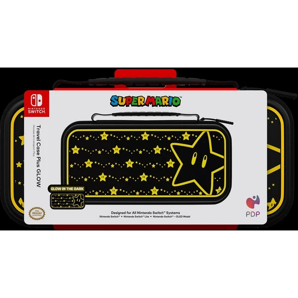 PDP Travel Case (GITD) Mario Super Star (Switch) - Puzdra - Obrázok DI76000J01