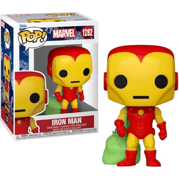 E-shop Funko POP! #1282 Marvel: Holiday- Iron Man w/Bag