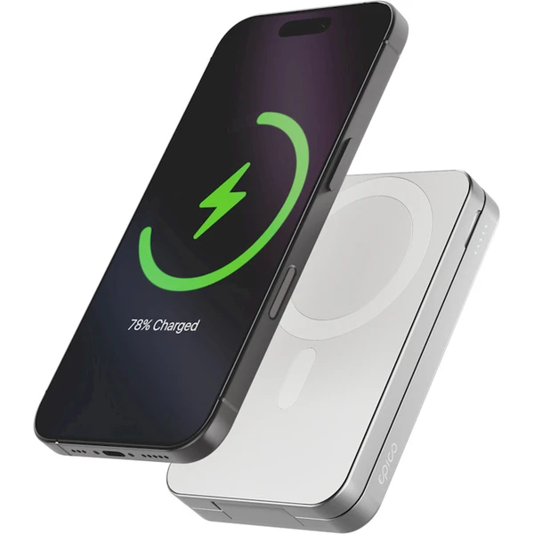 Epico UltraBase 4v1 Qi2/MagSafe powerbanka & bezdrátová nabíječka 8000mAh bílá - Powerbanky - Obrázok DPHJ000K01