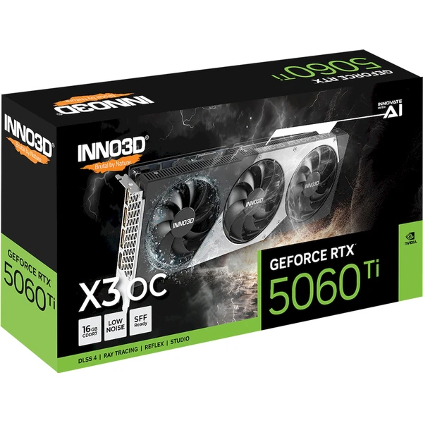 INNO3D NVIDIA GeForce RTX 5060 Ti X3 OC 16GB GDDR7 - Grafické karty - Obrázok DQWH000K01