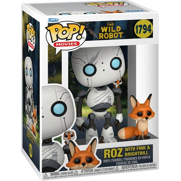 Funko POP! #1794 Movies: Wild robot - Roz with Brightbill & Fink - Funko POP! - Obrázok E0OG000J01