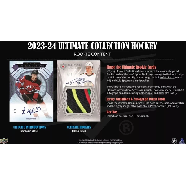 Hokejové karty 2023-24 Upper Deck Ultimate Hockey Hobby Box - Hokejové karty - Obrázok E1MF000J01