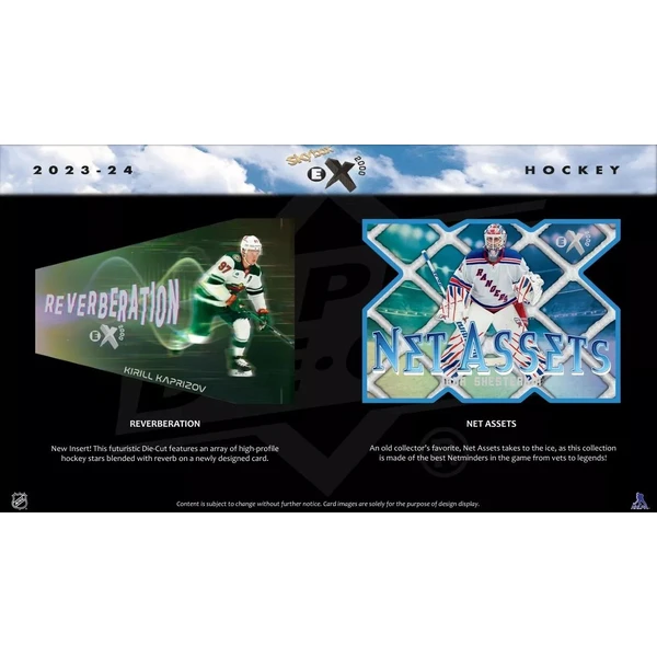 2023-24 Upper Deck Skybox E-X 2000 Hockey Hobby Balíček - Hokejové karty - Obrázok E24D000K01