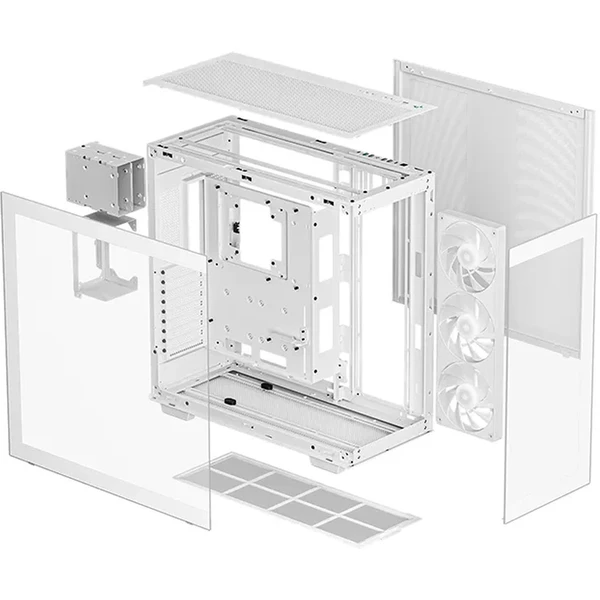 DEEPCOOL CH780 ARGB biela - Počítačové skrine - Obrázok E518000N01
