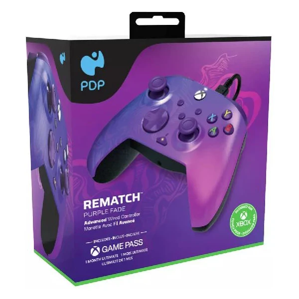 PDP Wired Controller - Rematch Purple Fade (Xbox/PC) - Herné ovládače - Obrázok E9X8700301