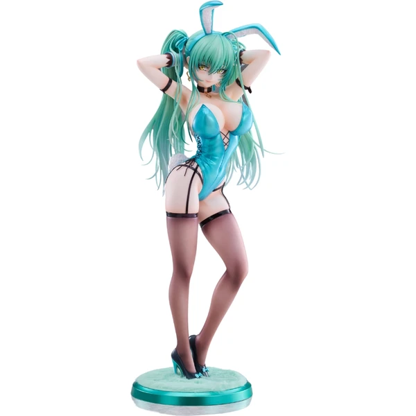 Original Character PVC Statue 1/4 Green Twin Tail Bunny-chan 43 cm - Hentai sošky a sochy 18+ - Hlavný obrázok