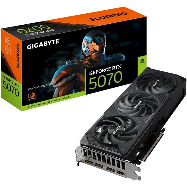 GIGABYTE NVIDIA GeForce RTX 5070 WINDFORCE SFF 12G - Grafické karty - Obrázok EAAE000P01