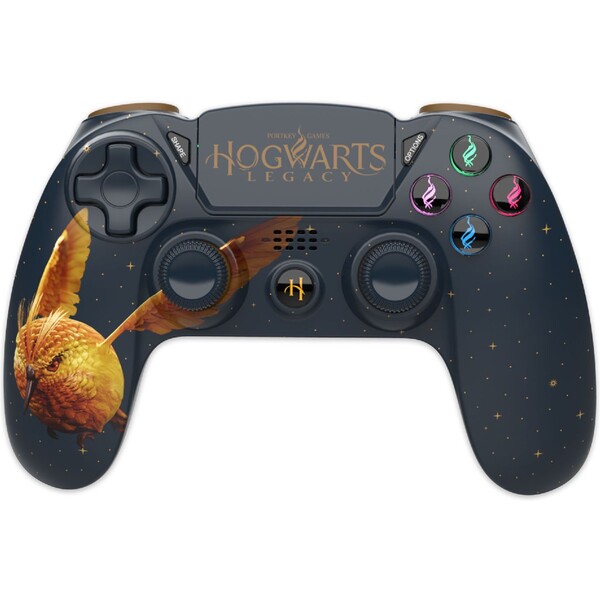 E-shop Herný ovládač s motívom Hogwarts Legacy – Golden Snidget (PS4)
