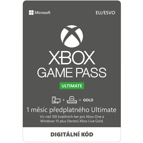 E-shop Microsoft Xbox Game Pass Ultimate 1 mesiac (SK)