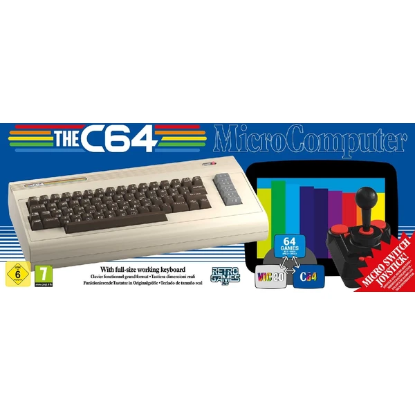 Retro konzola Commodore 64 maxi - Konzoly - Obrázok ERI9700301