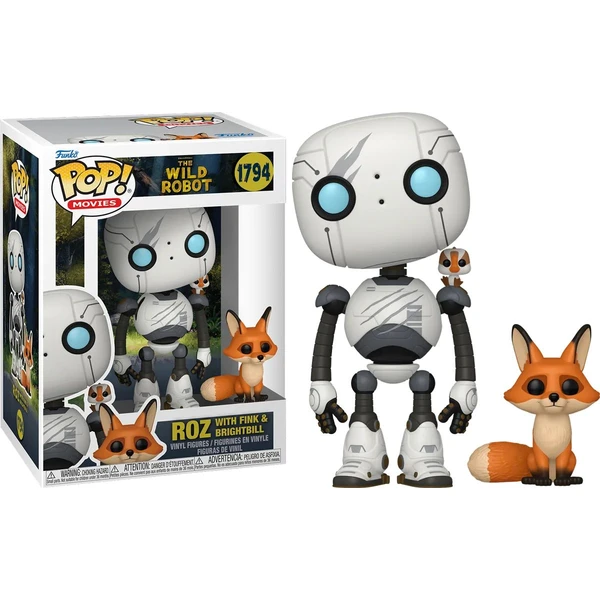 Funko POP! #1794 Movies: Wild robot - Roz with Brightbill & Fink - Funko POP! - Hlavný obrázok