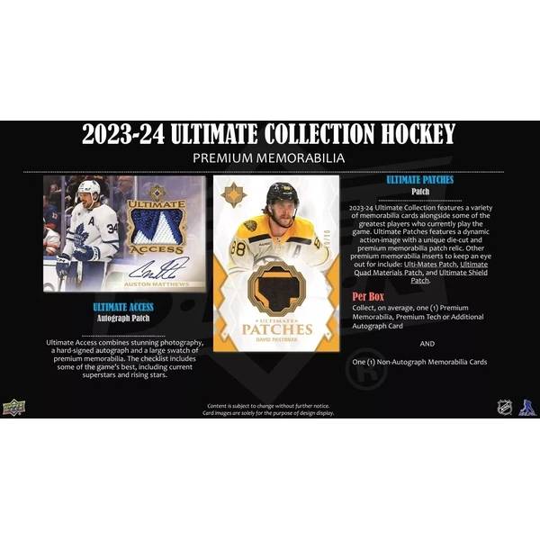 Hokejové karty 2023-24 Upper Deck Ultimate Hockey Hobby Box - Hokejové karty - Obrázok F1MF000J01
