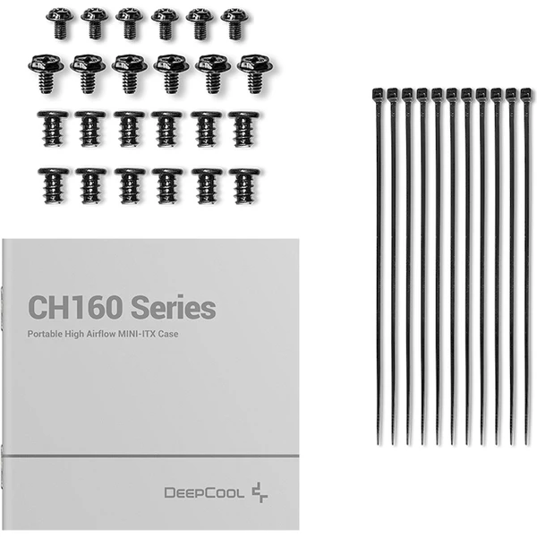 DEEPCOOL CH160 čierna - Počítačové skrine - Obrázok F2V8000K01