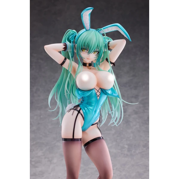 Original Character PVC Statue 1/4 Green Twin Tail Bunny-chan 43 cm - Hentai sošky a sochy 18+ - Obrázok F9ZD000P01