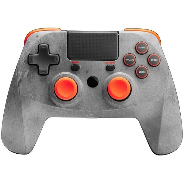 E-shop SNAKEBYTE GAME:PAD 4 S WIRELESS ROCK™ (PS4) sivo oranžový