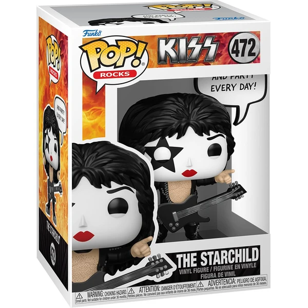 Funko POP! #472 Rocks: KISS - Starchild (Rock & Roll All Night) (Sayings) - Funko POP! - Obrázok FU7H000K01