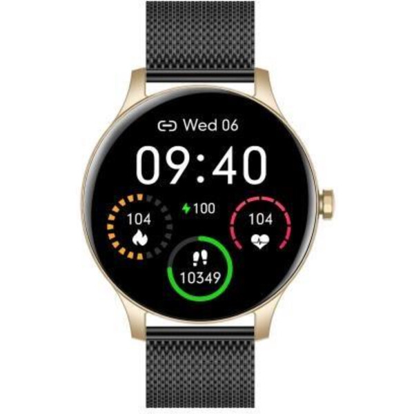 E-shop Garett Smartwatch Classy zlato-čierna