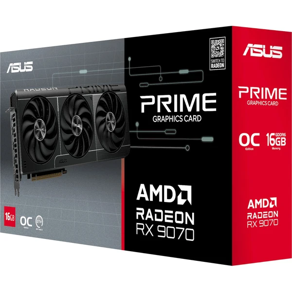ASUS PRIME AMD Radeon RX 9070 OC 16GB - Grafické karty - Obrázok G2LE000L01