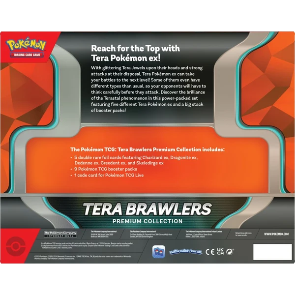Pokémon TCG: Tera Brawlers Premium Collection - Pokémon karty - Obrázok G2ME000N01
