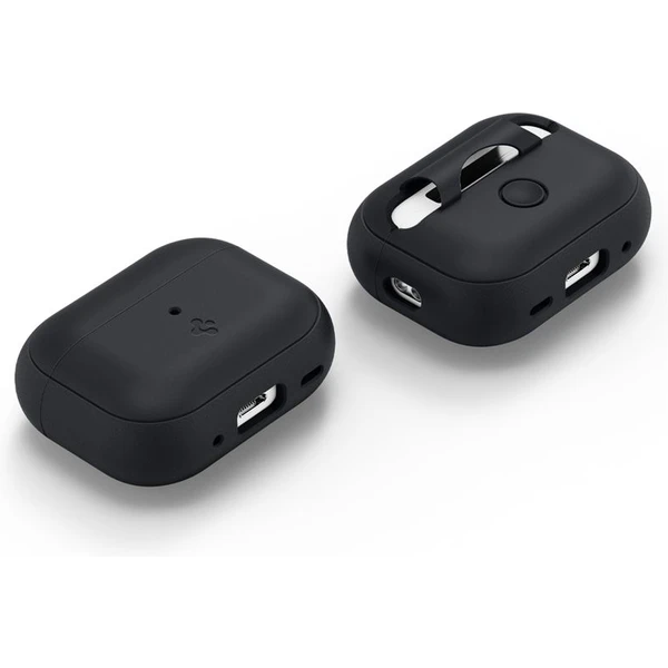 Spigen Silicone Fit puzdro s pútkom Apple AirPods Pro (2nd Gen) čierne - Puzdra - Obrázok G5L0000N01