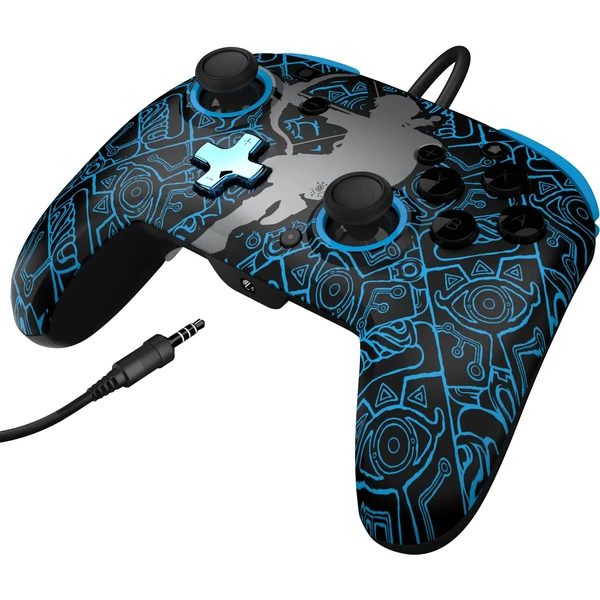 PDP Padwired Rematch drôtový ovládač GITD - Zelda Sheikah (Switch) - Herné ovládače - Obrázok G7B6000O01