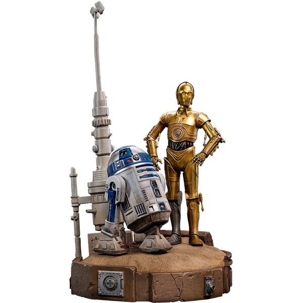 E-shop Soška Iron Studios Star Wars - C3-PO a R2-D2 Deluxe Art Scale 1/10