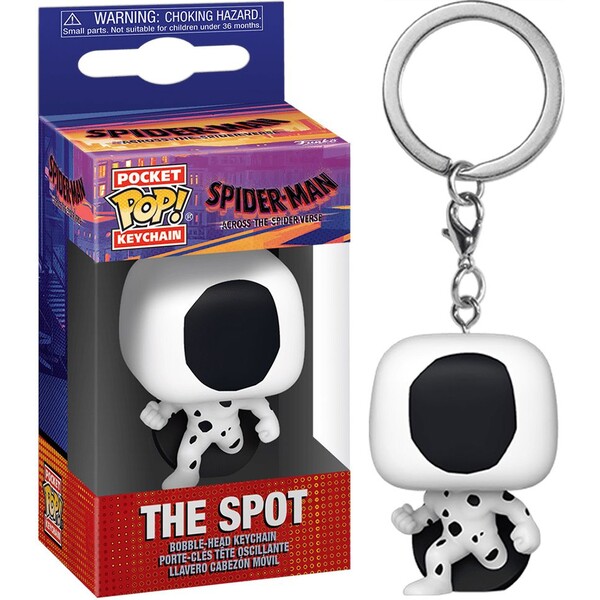 E-shop Funko POP! Keychain: Spider-Man: Across The Spider-Verse - The Spot