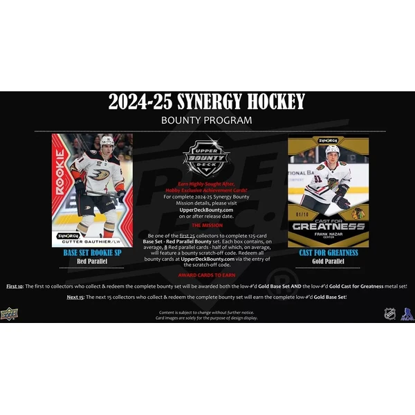 Hokejové karty 2024-25 Upper Deck Synergy Hockey Hobby Box - Hokejové karty - Obrázok GENB000P01
