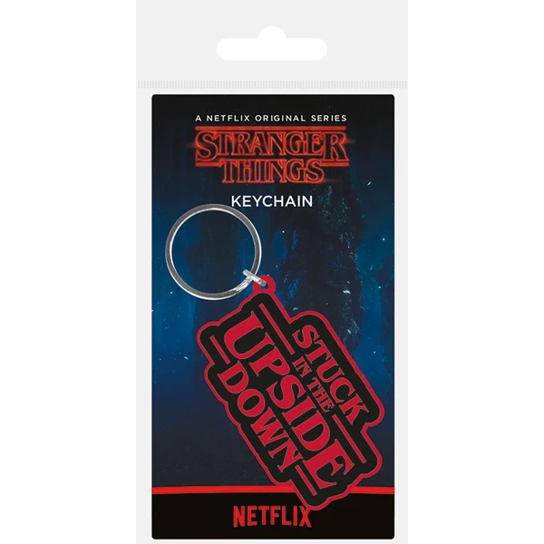 Kľúčenka gumová Stranger Things (Stuck in The Upside Down) - Kľúčenky - Obrázok GJUJ100201