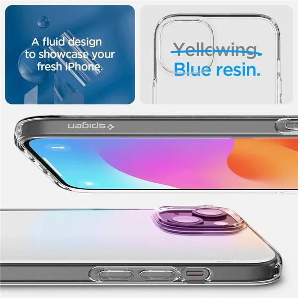 Spigen Liquid Crystal kryt iPhone 15 číry - Puzdra - Obrázok GJY8000601