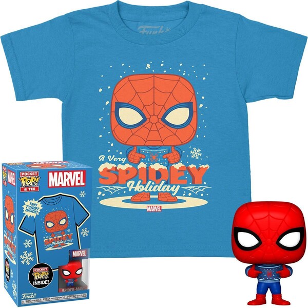 E-shop Funko Pocket POP! & Tee: Marvel -Holiday Spiderman S (detské)