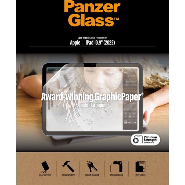 E-shop PanzerGlass™ GraphicPaper™ Apple iPad 10,9" (2022)
