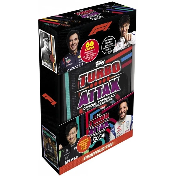Karty Formula 1 Topps Turbo Attax 2024 Mega Tin FiveFold - Karty Formula 1 - Hlavný obrázok